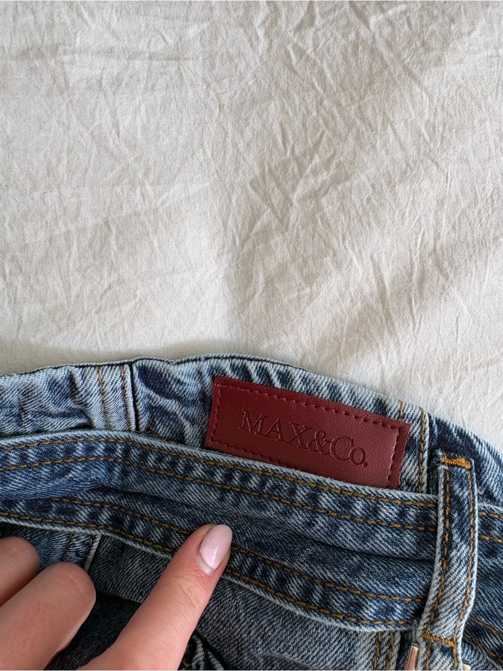 Max & Co Cropped Wide Leg Jean